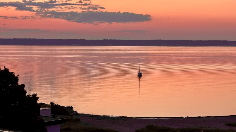 Solopgang over Øresund, 20/7 2025 kl. 04:43