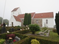 �ster Starup kirke. Foto 21/9 2020.