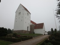�ster Starup kirke. Foto 21/9 2020.