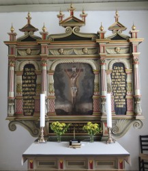 Rind kirke, alter, 6/5 2019