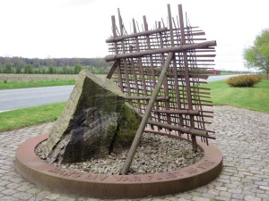 Skulptur for Jens Vejmand