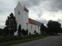 Vrejlev kirke. Foto 17/7 2014.