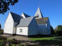 Åstrup kirke. Foto 22/9/2020