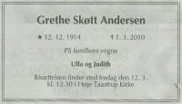 D�dsannoncen. Klik for et st�rre billede.