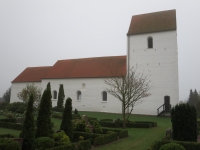 Bjerre kirke. Foto 31/10 2014