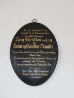 Mindeplade for Chr VIII bes�g