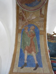 Kalkmaleri i korbuen