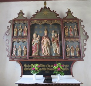 Fjaltring kirke, altertavle, 5/5 2019
