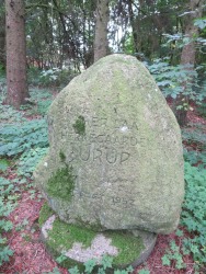 Mindesten for herreg�rden Urup