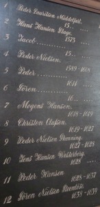 Kapellanr�kketavle, 17/6 2019