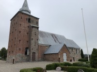 Oksenvad kirke. Foto 21/9/2020