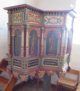 Ramme kirke, pr�diikestol, 5/5 2019