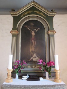 Sinding kirke, altret,  6/5 2019