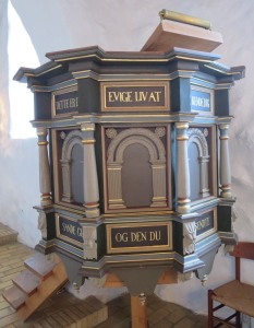 Sinding kirke, pr�dikestol, 6/5 2019