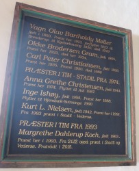 Tim kirke, pr�stetavle, 6/5 2019