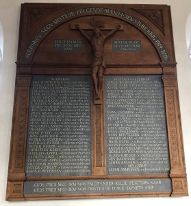 Mindetavle 1914-18.
