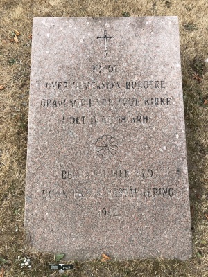 Gravminde for genbegravelse 1942