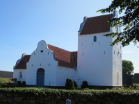 H�jby kirke. Foto 18/9 2020