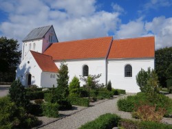 Hornstrup kirke. Foto 14/9 2021