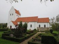 R�rup kirke. Foto 19/10 2021.