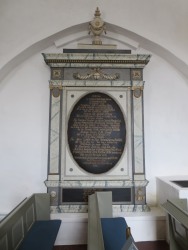 Epitaf over Th. E. Hvass og hustruer