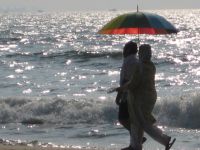 Stranden. Klik for et st�rre billede.