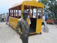 Augusto Ferreira Ramos med sin f�rste kabelvogn fra 1912