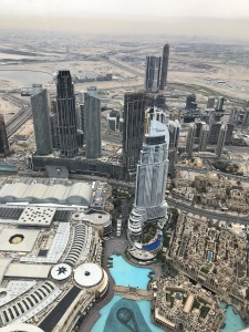 Udsigt fra Burj Khalifa